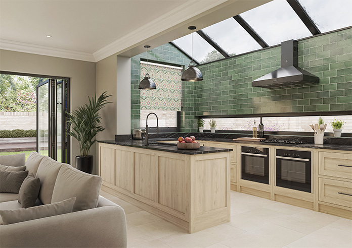 Bywater, Green Tea - Twist&Fit Roller Blind - Image 7